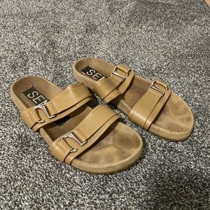 SENSO buckle slide sandals